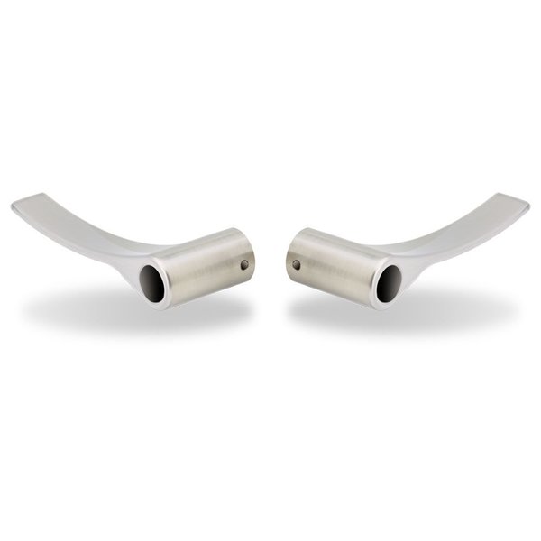 Yale Real Living Academy Entry Lever Pair US15 (619) Satin Nickel Finish YR05D87619
